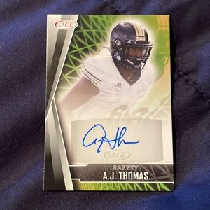 A.J Thomas Auto Card